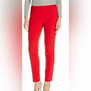 Calvin Klein Red Skinny "highline" Pants Tailored Fit